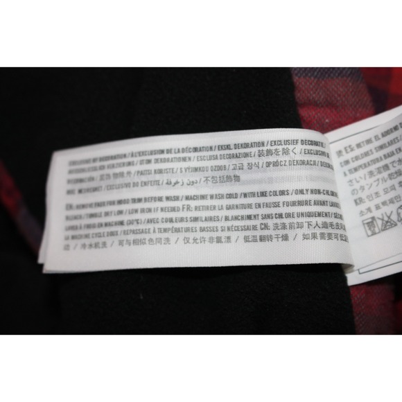 Hollister Women's Jacket Size Medium Quilted Long Adjustable Hooded Rain Winter - Picture 6 of 14